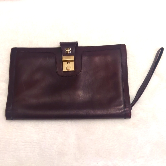 Balenciaga Handbags - Balenciaga Vintage Clutch with Wristlet